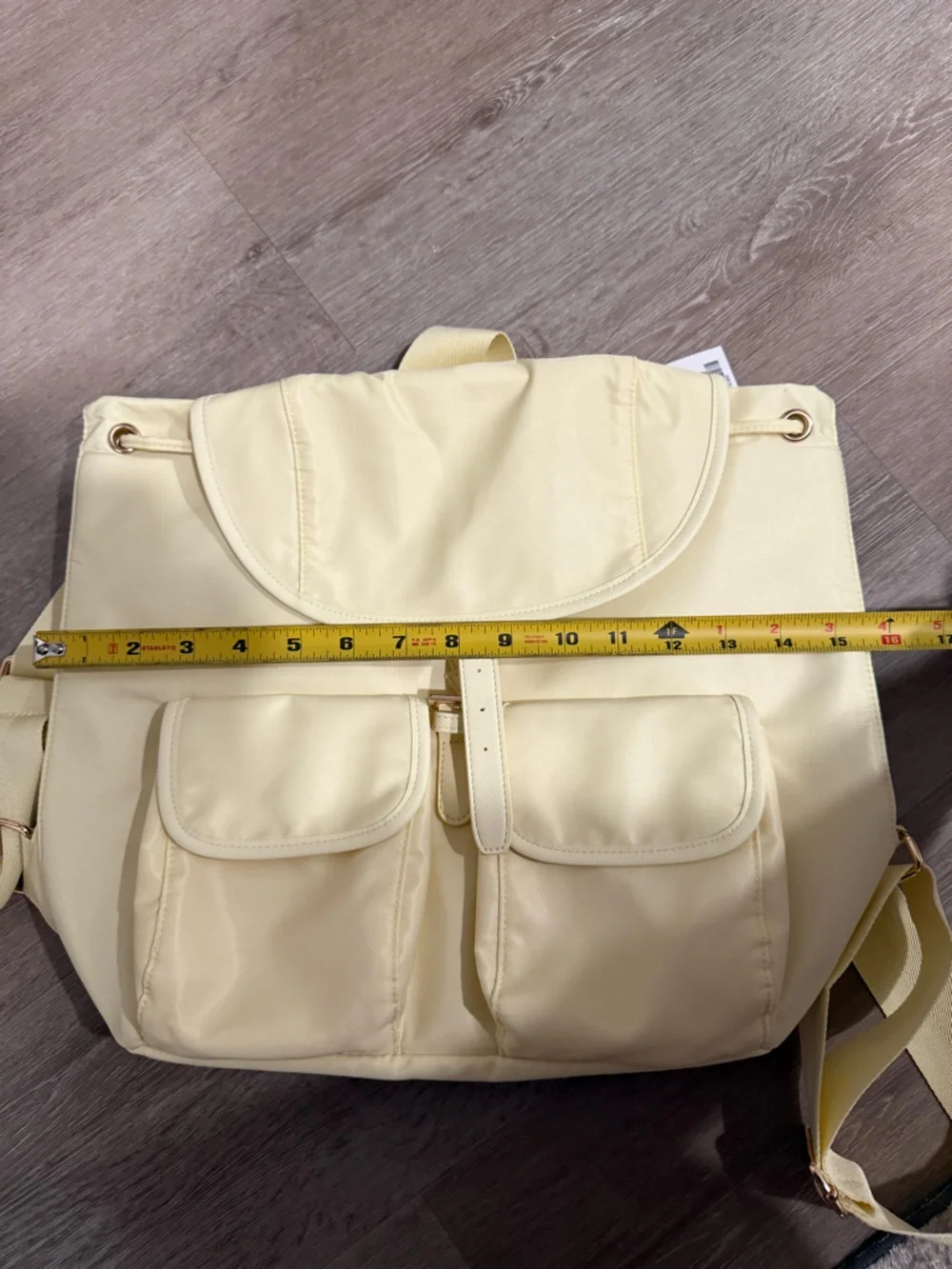 NWT Year of Ours Butter Yellow Backpack Travel Sporty Hiking Outdoor Bag